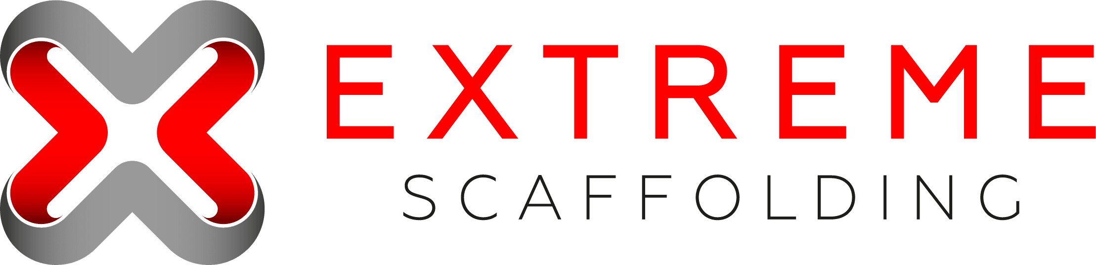 Extreme Scaffolding logo with X symbol